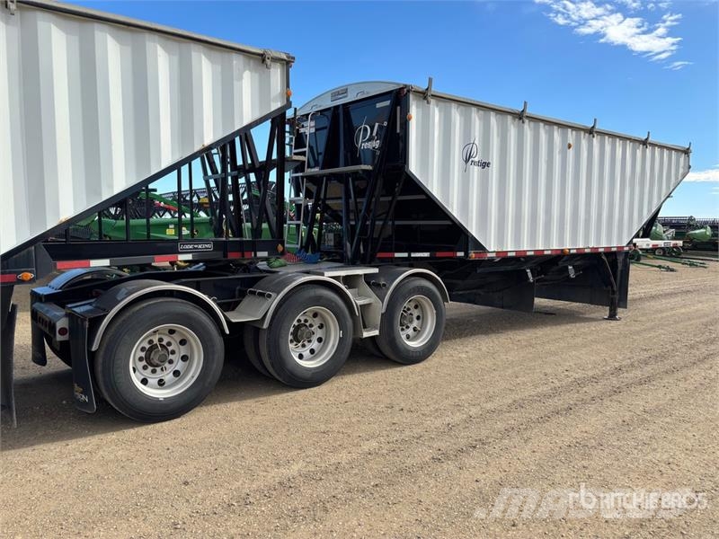 Lode King 28 ft Super B-Train Lead Belly Grain Trailer Remorci pentru cereale / siloz