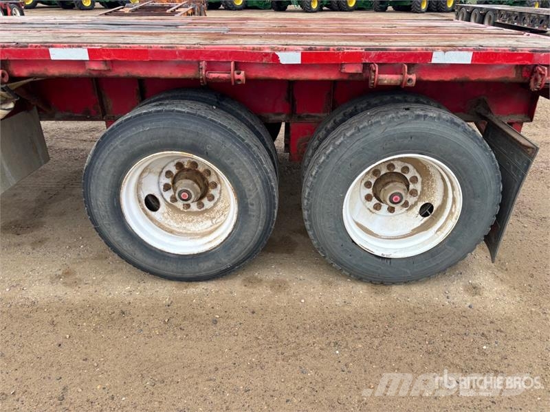 Lode King 28 ft Super B-Train Pup Flatbed Trailer Lavaperävaunut