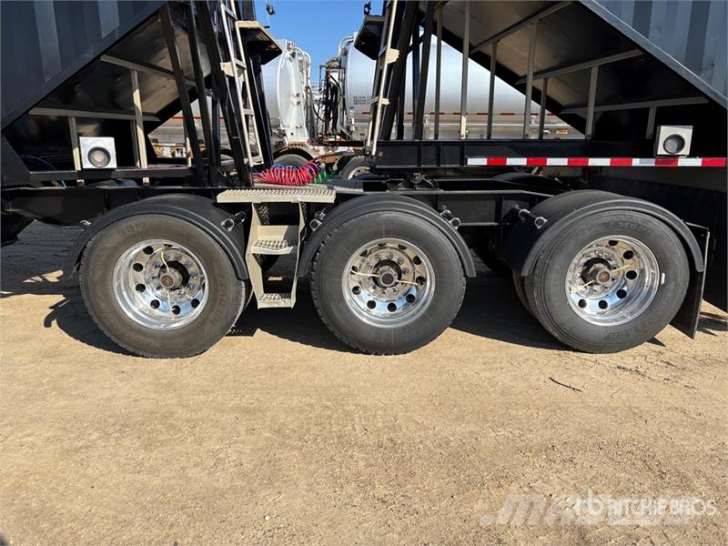 Lode King 28 ft Super B-Train Lead Grain Trailer Carri per la granella
