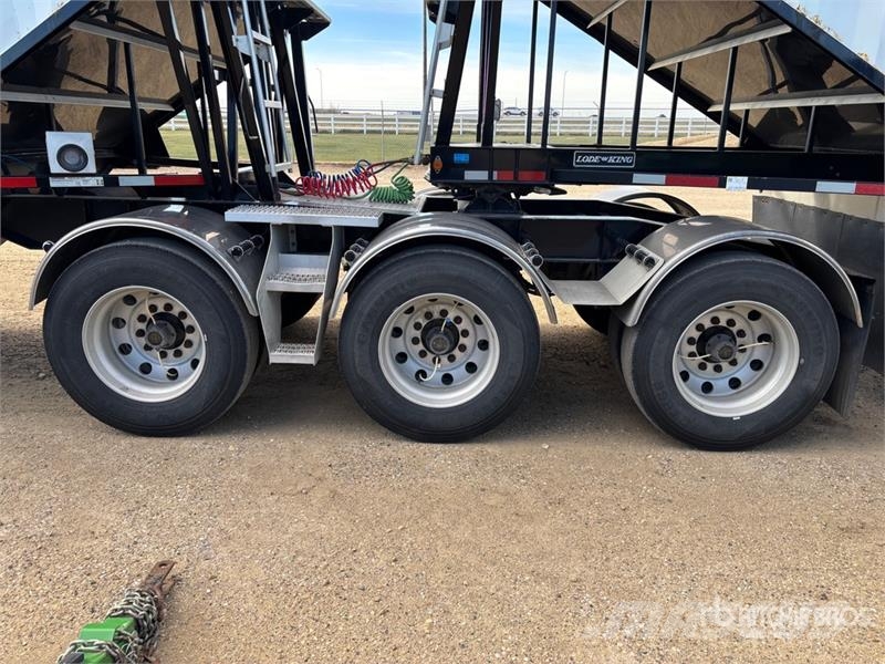 Lode King 28 ft Super B-Train Lead Belly Grain Trailer Remorci pentru cereale / siloz