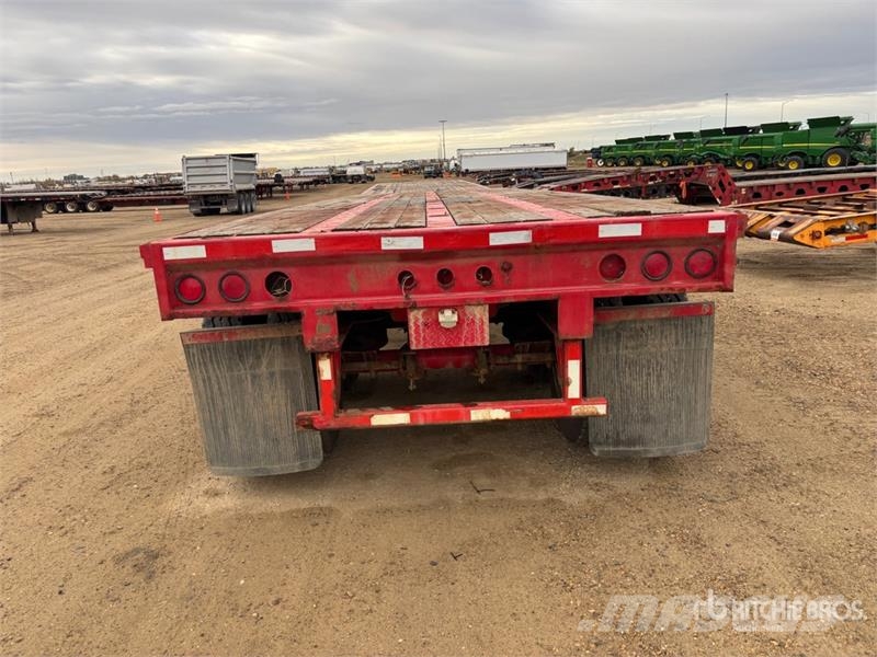 Lode King 28 ft Super B-Train Pup Flatbed Trailer Lavaperävaunut