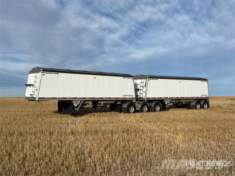 Lode King 28 ft Tri/A Super B-Train Lead Grain Trailer Getreideanhänger
