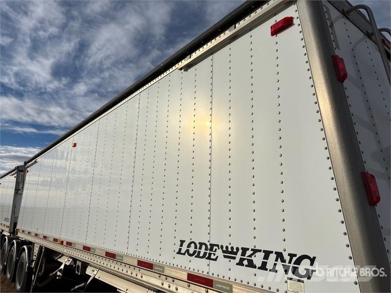 Lode King 30 ft T/A Super B-Train Pup Grain Trailer Transbordeur
