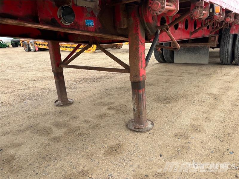 Lode King 32 ft Super B-Train Lead Flatbed Trailer مقطوروات مسطحة/مفصلية الجوانب