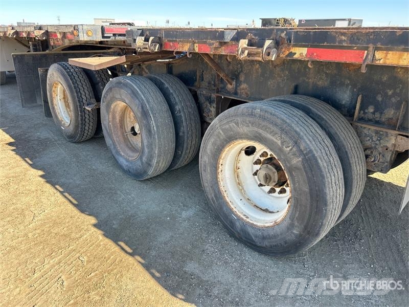 Lode King 32 ft Super B-Train Flatbed Trailer Причепи-платформи/бокове розвантаження