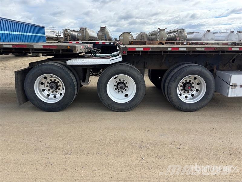 Lode King 32 ft Super B-Train Lead Flatbed Trailer Platformos / Pakrovimas iš šono
