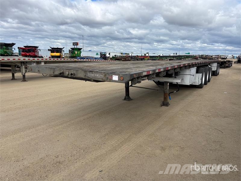 Lode King 32 ft Super B-Train Lead Flatbed Trailer Platformos / Pakrovimas iš šono