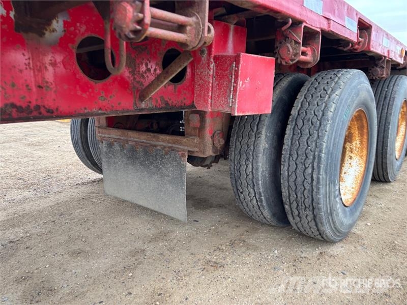 Lode King 32 ft Super B-Train Lead Flatbed Trailer مقطوروات مسطحة/مفصلية الجوانب