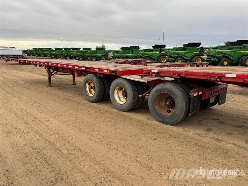 Lode King 32 ft Super B-Train Lead Flatbed Trailer مقطوروات مسطحة/مفصلية الجوانب