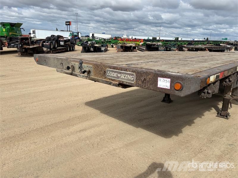 Lode King 32 ft Super B-Train Lead Flatbed Trailer Platformos / Pakrovimas iš šono