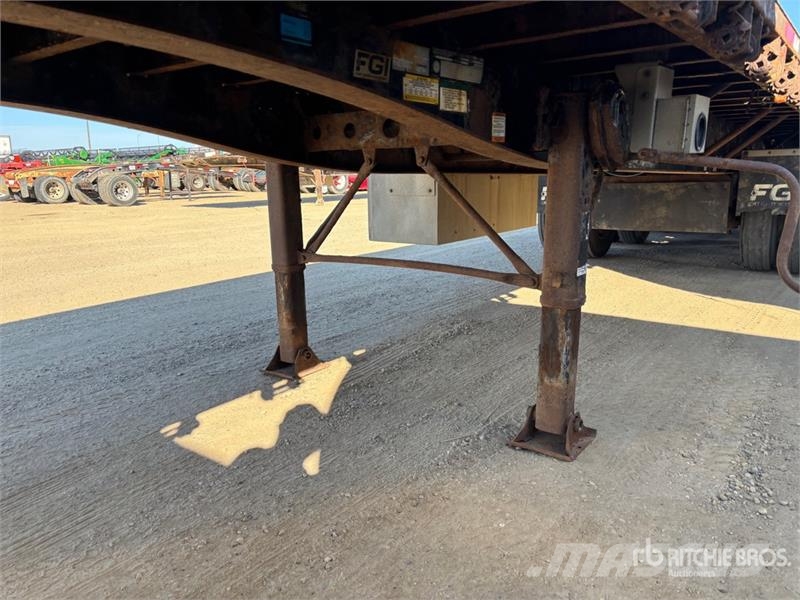 Lode King 32 ft Super B-Train Lead Flatbed Trailer Vlakke laadvloer