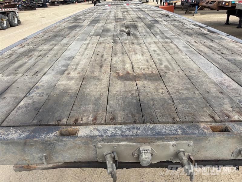 Lode King 32 ft Super B-Train Lead Flatbed Trailer Platformos / Pakrovimas iš šono
