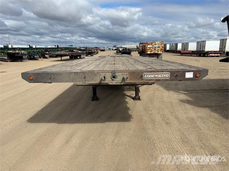 Lode King 32 ft Super B-Train Lead Flatbed Trailer Platformos / Pakrovimas iš šono