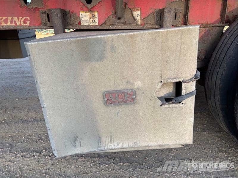 Lode King 32 ft Super B-Train Lead Flatbed Trailer Plataforma plana/laterales abatibles