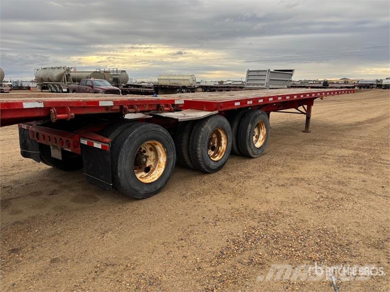 Lode King 32 ft Super B-Train Lead Flatbed Trailer مقطوروات مسطحة/مفصلية الجوانب