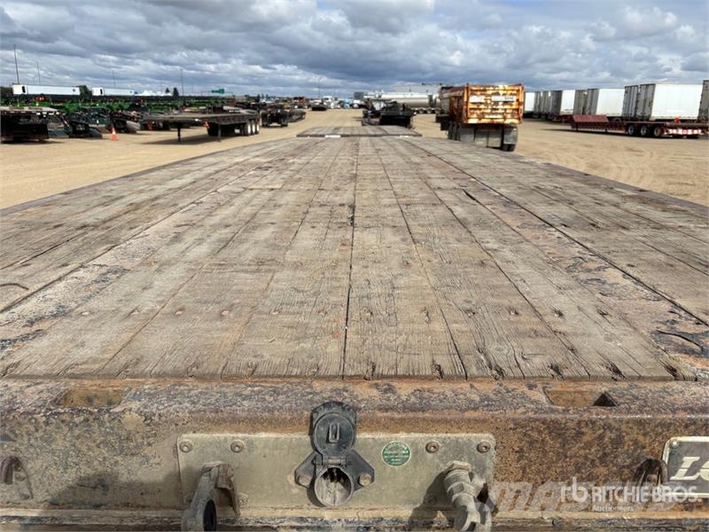 Lode King 32 ft Super B-Train Lead Flatbed Trailer Platformos / Pakrovimas iš šono