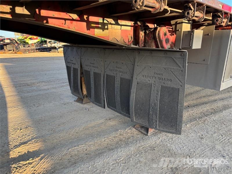 Lode King 32 ft Super B-Train Lead Flatbed Trailer Plataforma plana/laterales abatibles