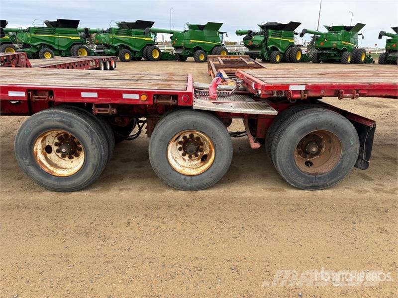 Lode King 32 ft Super B-Train Lead Flatbed Trailer مقطوروات مسطحة/مفصلية الجوانب