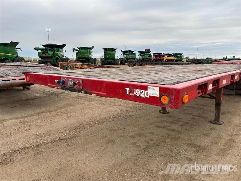 Lode King 32 ft Super B-Train Lead Flatbed Trailer مقطوروات مسطحة/مفصلية الجوانب
