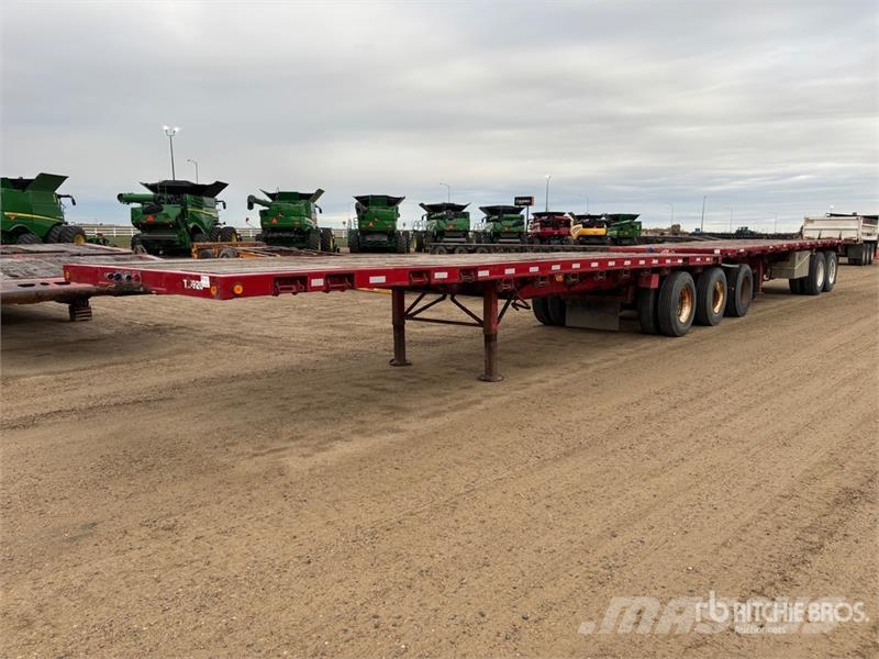 Lode King 32 ft Super B-Train Lead Flatbed Trailer مقطوروات مسطحة/مفصلية الجوانب