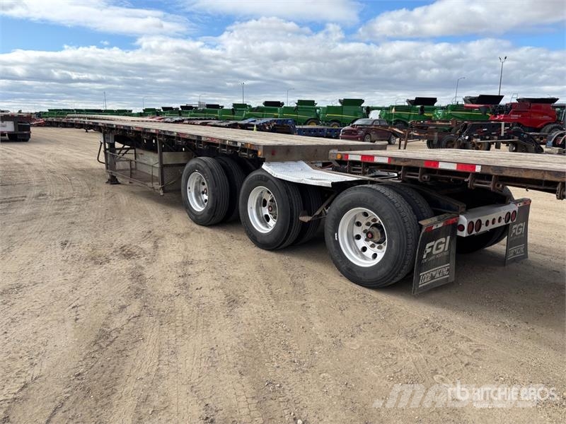 Lode King 32 ft Super B-Train Lead Flatbed Trailer Platformos / Pakrovimas iš šono