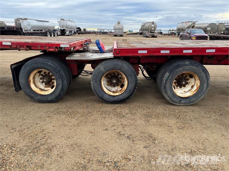 Lode King 32 ft Super B-Train Lead Flatbed Trailer مقطوروات مسطحة/مفصلية الجوانب