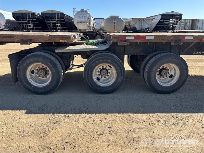 Lode King 32 ft Super B-Train Lead Flatbed Trailer Vlakke laadvloer