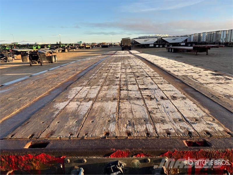 Lode King 32 ft Super B-Train Lead Flatbed Trailer Plataforma plana/laterales abatibles