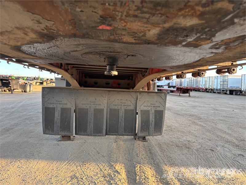 Lode King 32 ft Super B-Train Lead Flatbed Trailer Plataforma plana/laterales abatibles