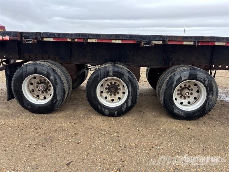 Lode King 38 ft Tri/A Flatbed Trailer Vlakke laadvloer