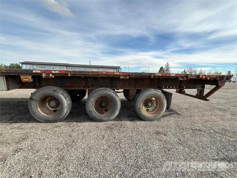 Lode King 40 ft Tri/A Spread Axle Picker Flatbed Trailer Vlakke laadvloer