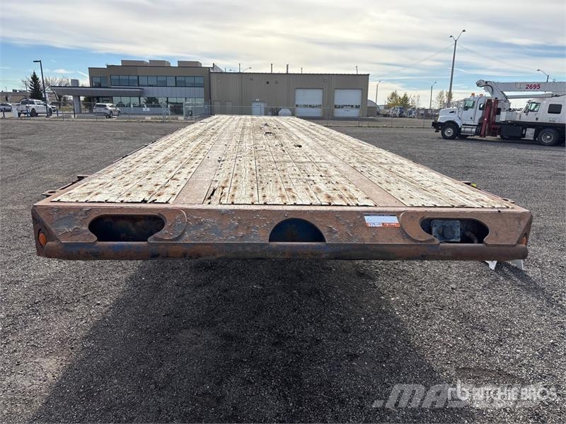 Lode King 40 ft Tri/A Spread Axle Picker Flatbed Trailer Vlakke laadvloer