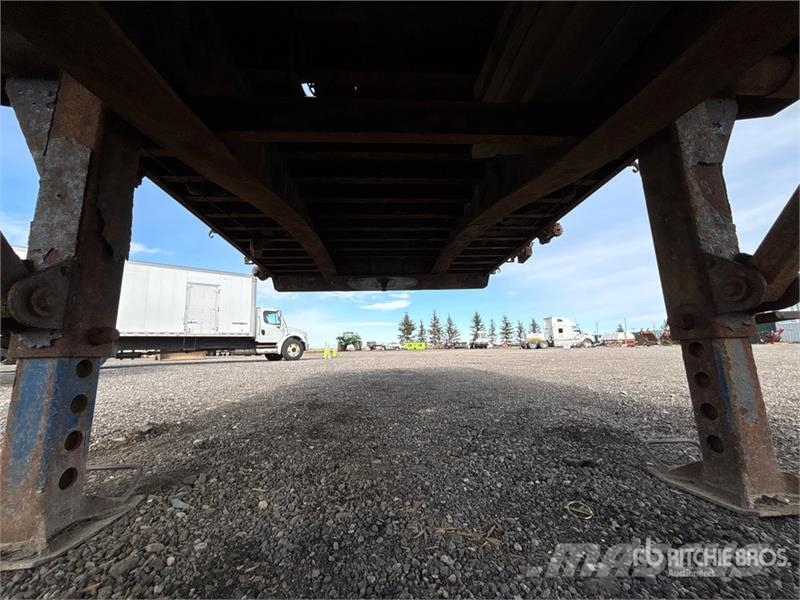 Lode King 40 ft Tri/A Spread Axle Picker Flatbed Trailer Vlakke laadvloer