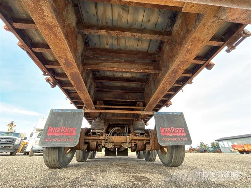 Lode King 40 ft Tri/A Spread Axle Picker Flatbed Trailer Vlakke laadvloer