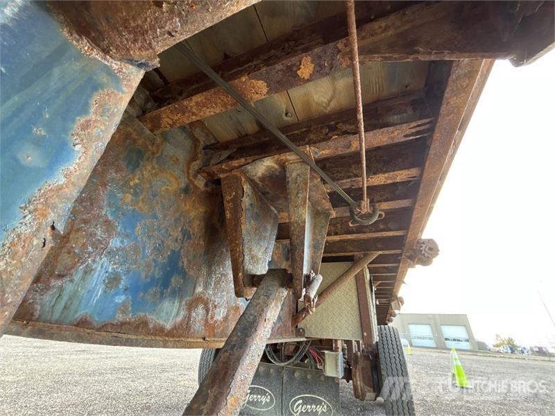 Lode King 40 ft Tri/A Spread Axle Picker Flatbed Trailer Vlakke laadvloer