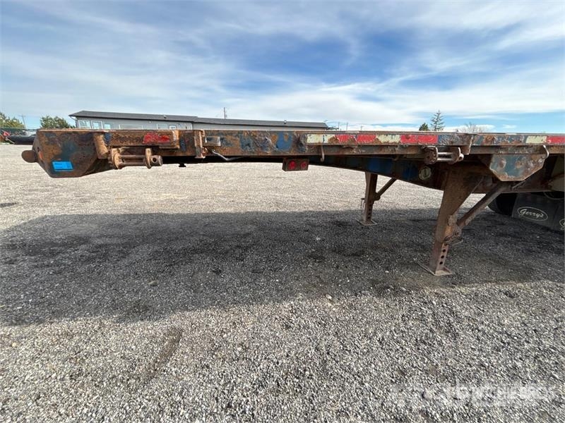 Lode King 40 ft Tri/A Spread Axle Picker Flatbed Trailer Vlakke laadvloer
