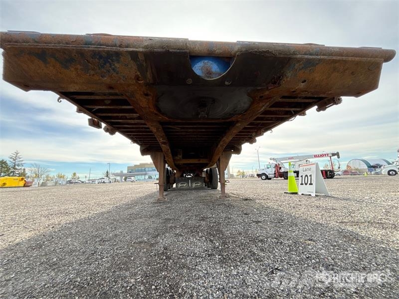 Lode King 40 ft Tri/A Spread Axle Picker Flatbed Trailer Vlakke laadvloer