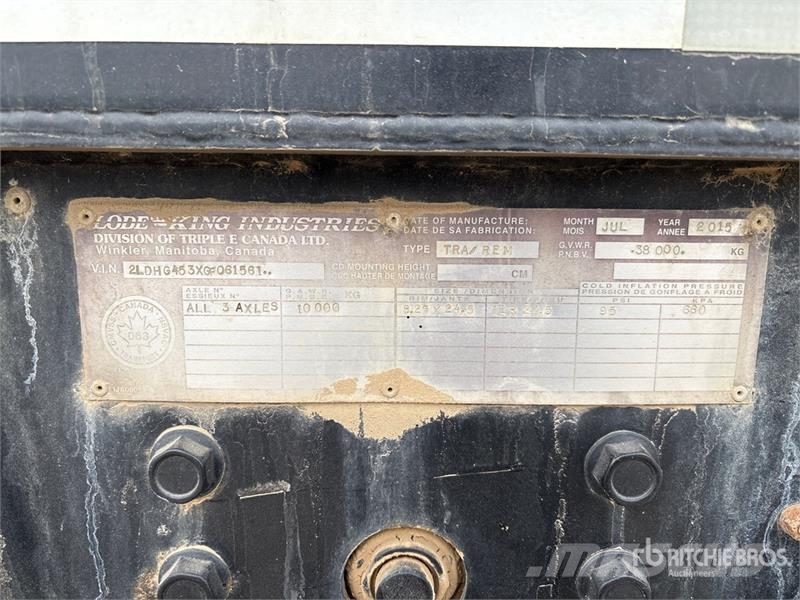Lode King 40 ft Tri/A Grain Trailer Getreideanhänger