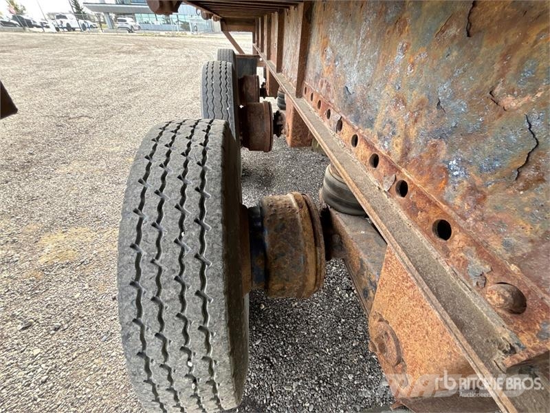 Lode King 40 ft Tri/A Spread Axle Picker Flatbed Trailer Vlakke laadvloer