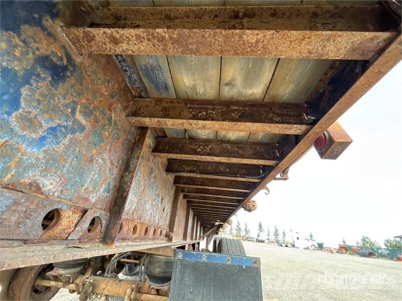 Lode King 40 ft Tri/A Spread Axle Picker Flatbed Trailer Vlakke laadvloer