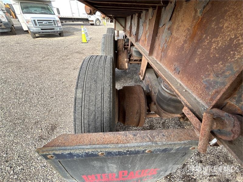 Lode King 40 ft Tri/A Spread Axle Picker Flatbed Trailer Vlakke laadvloer