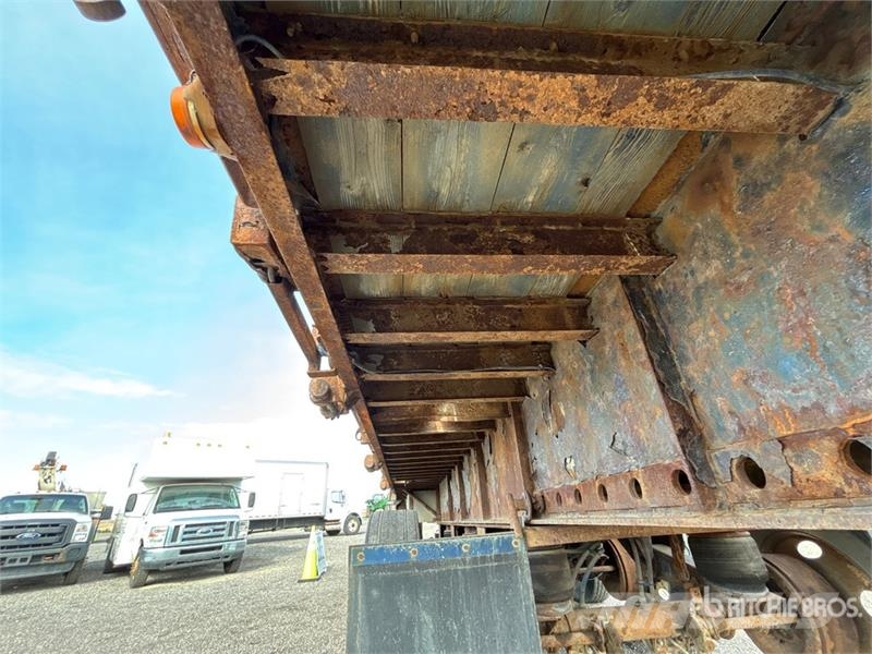 Lode King 40 ft Tri/A Spread Axle Picker Flatbed Trailer Vlakke laadvloer