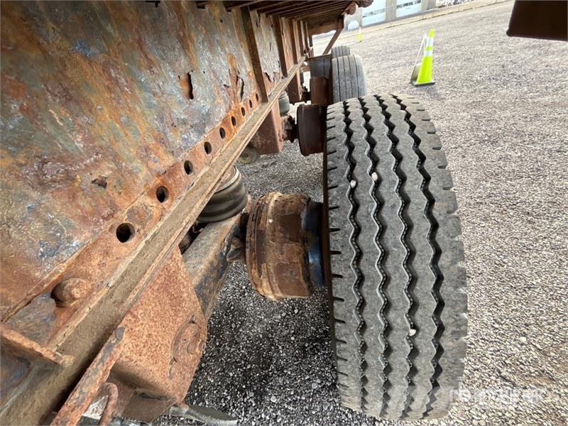 Lode King 40 ft Tri/A Spread Axle Picker Flatbed Trailer Vlakke laadvloer