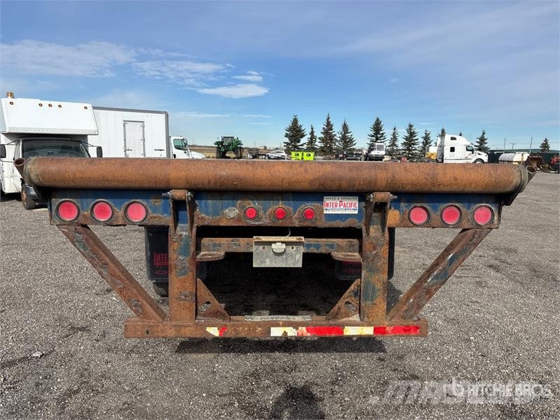 Lode King 40 ft Tri/A Spread Axle Picker Flatbed Trailer Vlakke laadvloer