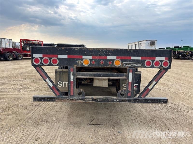 Lode King 43 ft Tri/A Flatbed Oilfield Trailer Equipamento de processamento