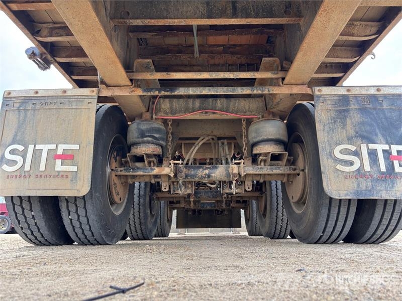 Lode King 43 ft Tri/A Flatbed Oilfield Trailer Equipamento de processamento