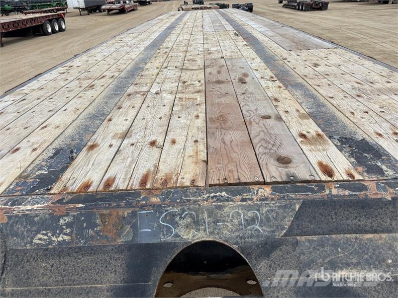 Lode King 43 ft Tri/A Flatbed Oilfield Trailer Equipamento de processamento