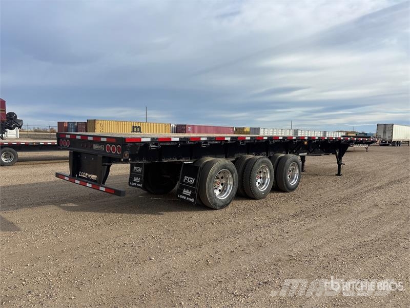 Lode King 44 ft Tri/A Flatbed Oilfield Trailer Оборудование для переработки