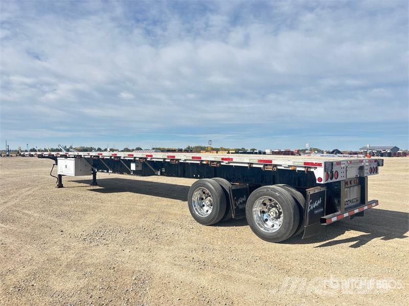 Lode King 48 ft T/A Flatbed Trailer Remorque ridelle