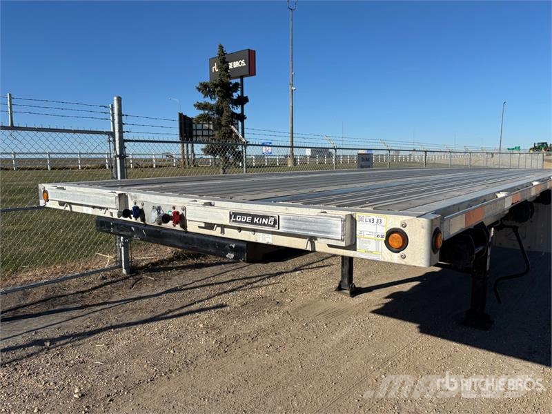 Lode King 48 ft T/A Spread Axle Flatbed Trailer Rimorchi con sponde ribaltabili